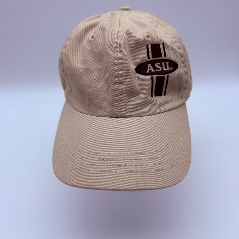 Arizona State OSFM ASU Gear For Sports Tan Dad Hat Vintage College Cap